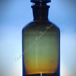 Butelka ze szkła sodowo-wapniowego z korkiem oranż sz/sz 1000 ml