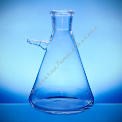 Kolba próżniowa ze szklanym króćcem 1000 ml