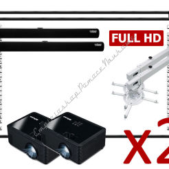 Zestaw Interaktywny DUET BLACK 90” Short Full HD