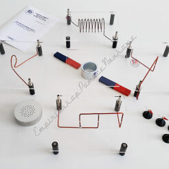 Zestaw do demonstracji pola magnetycznego wokół przewodnika
