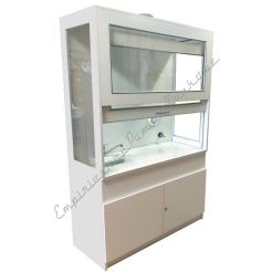 Dygestorium laboratoryjne - obserwacja doświadczeń z boku lub za nauczycielem