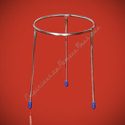 Trójnóg okrągły ze stali nierdzewnej   h-200 mm fi 155