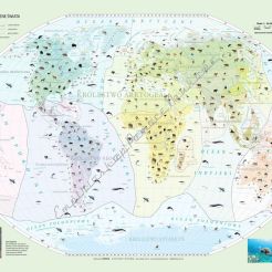 Krainy zoogeograficzne świata - mapa ścienna 160 x 120 cm