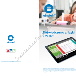 Książka: Doświadczenia z fizyki do Laboratoriów Einstein
